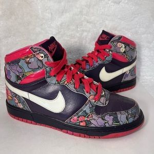 Nike-2009, Women's, Purple/Pink, Grand High, Dunk Sneakers. Size-8